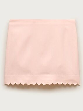 J. Crew - Fairfax Scalloped Mini Skirt in Gramercy Linen Blend